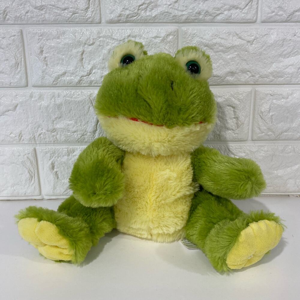 Frog Plush Hand Puppet Kelly Toy 9 Inch Stuffed Animal
